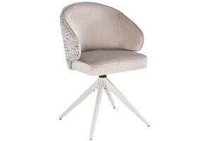 Eetkamerstoel Porto Velvet / Be Trendy - beige - draai