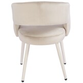 Eetkamerstoel Vigo Taupe velvet  - beige - vast