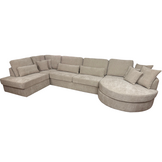 Hoekbank Moon Luxe | Crème