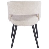 Eetkamerstoel Vigo Renegade Natural 01  - zwart - vast