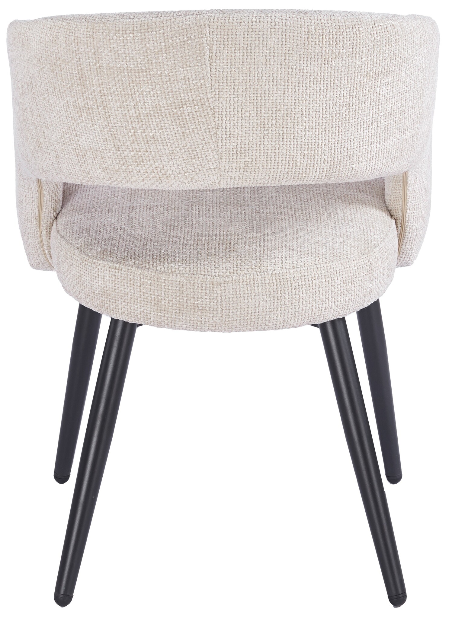 Eetkamerstoel Vigo Renegade Natural 01 - zwart - vast