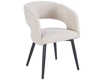 Eetkamerstoel Vigo Renegade Natural 01  - zwart - vast