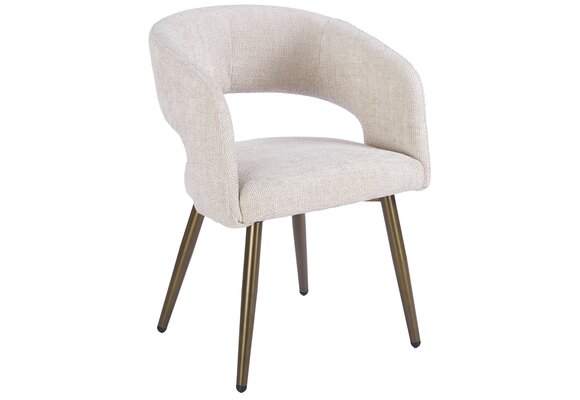 Eetkamerstoel Vigo Renegade Natural 01  - bruin - vast