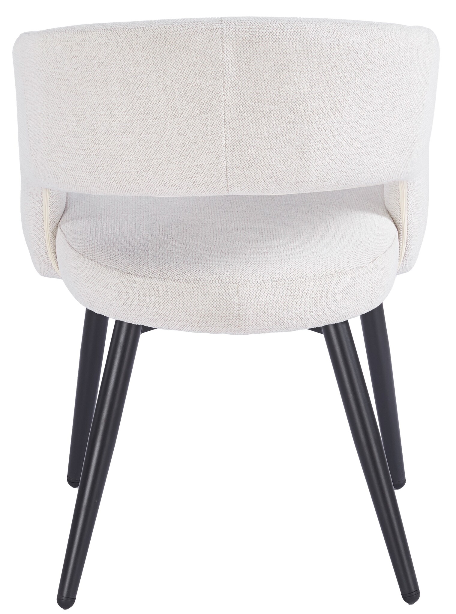 Eetkamerstoel Vigo Sneak Linnen  - zwart - vast