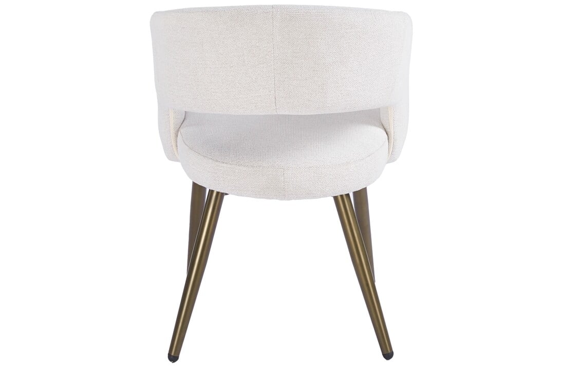 Eetkamerstoel Vigo Sneak Linnen  - bruin - vast