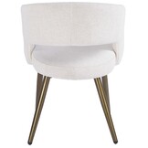 Eetkamerstoel Vigo Sneak Linnen  - bruin - vast