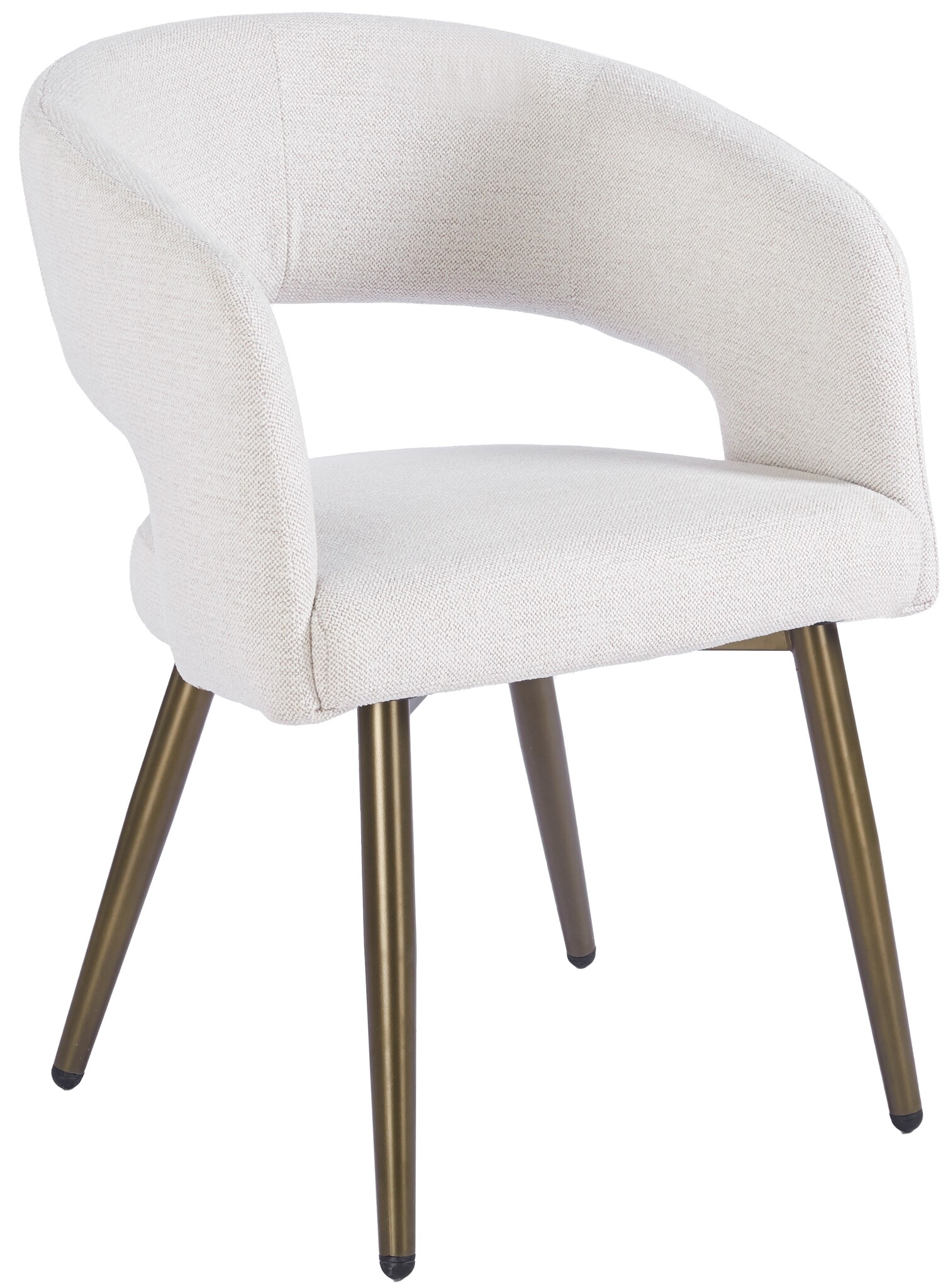 Eetkamerstoel Vigo Sneak Linnen  - bruin - vast