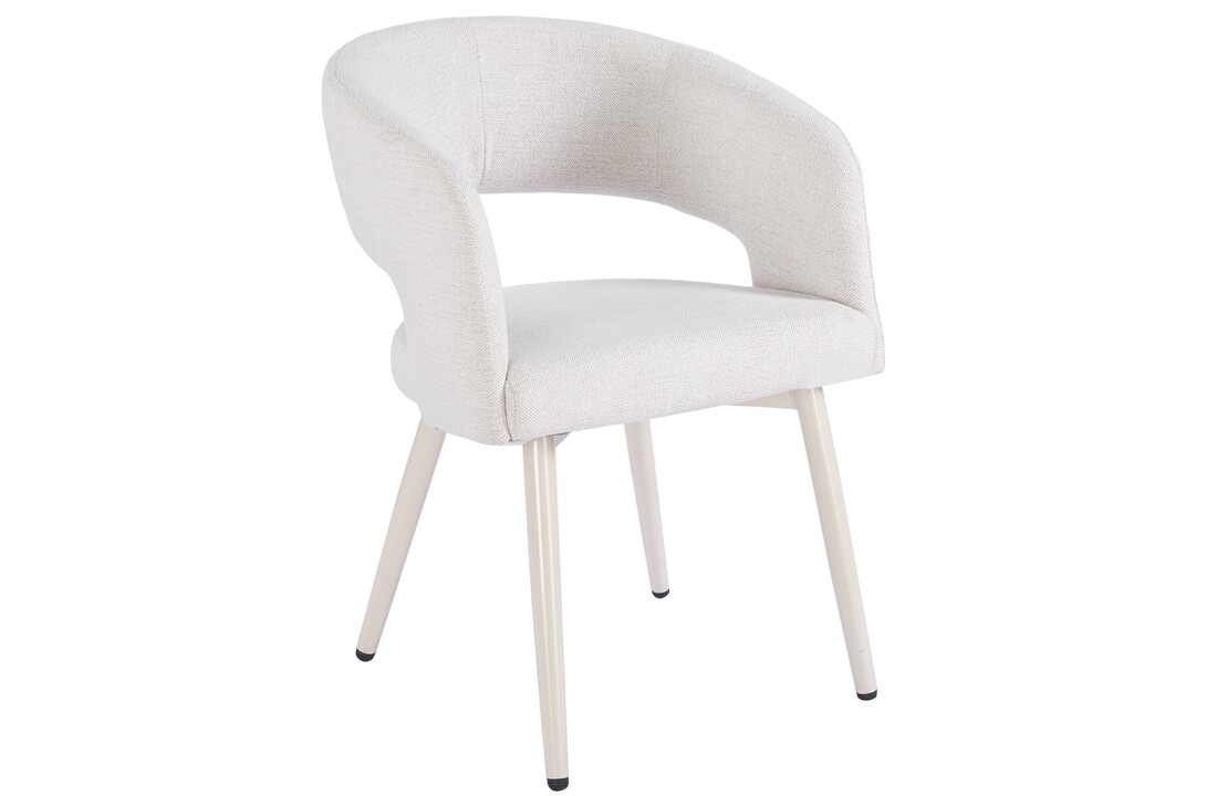 Eetkamerstoel Vigo Sneak Linnen  - beige - vast