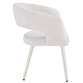 Eetkamerstoel Vigo Sneak Linnen  - beige - vast