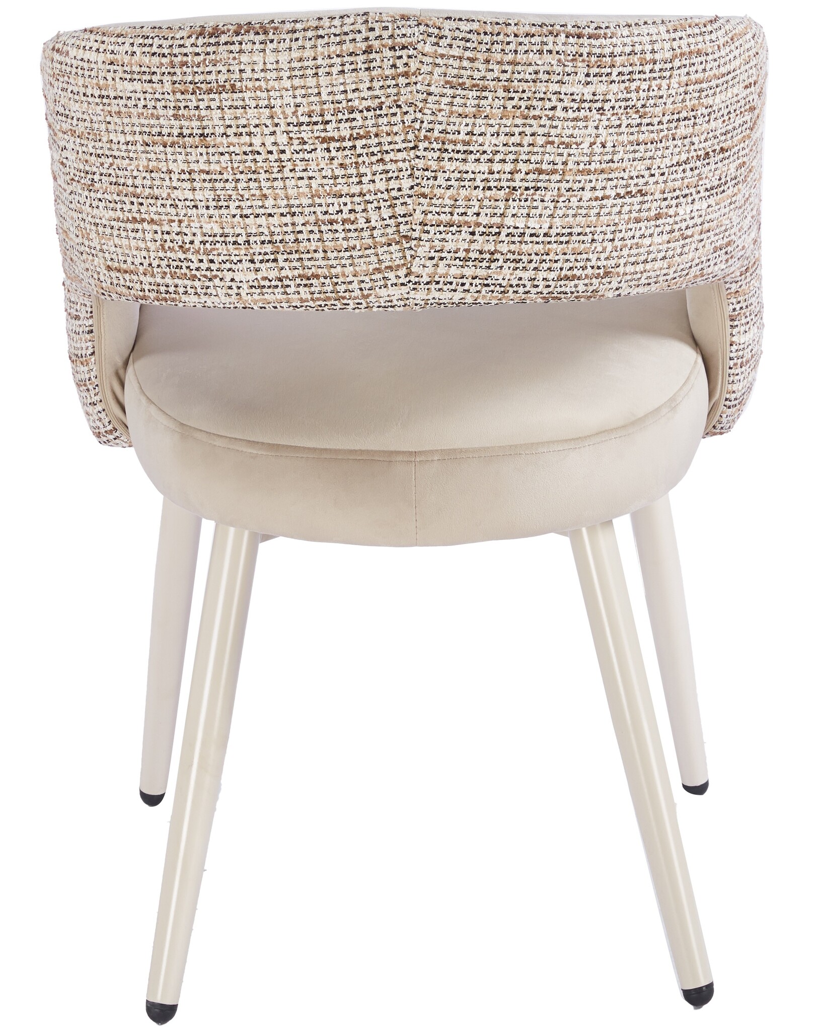 Eetkamerstoel Vigo Velvet / Be Trendy  - beige - vast