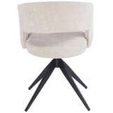 Eetkamerstoel Vigo Renegade Natural 01  - zwart - draai