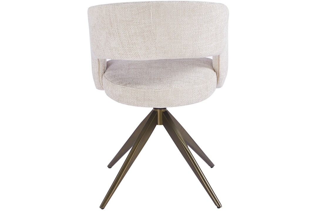 Eetkamerstoel Vigo Renegade Natural 01  - bruin - draai