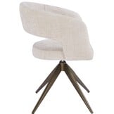 Eetkamerstoel Vigo Renegade Natural 01  - bruin - draai