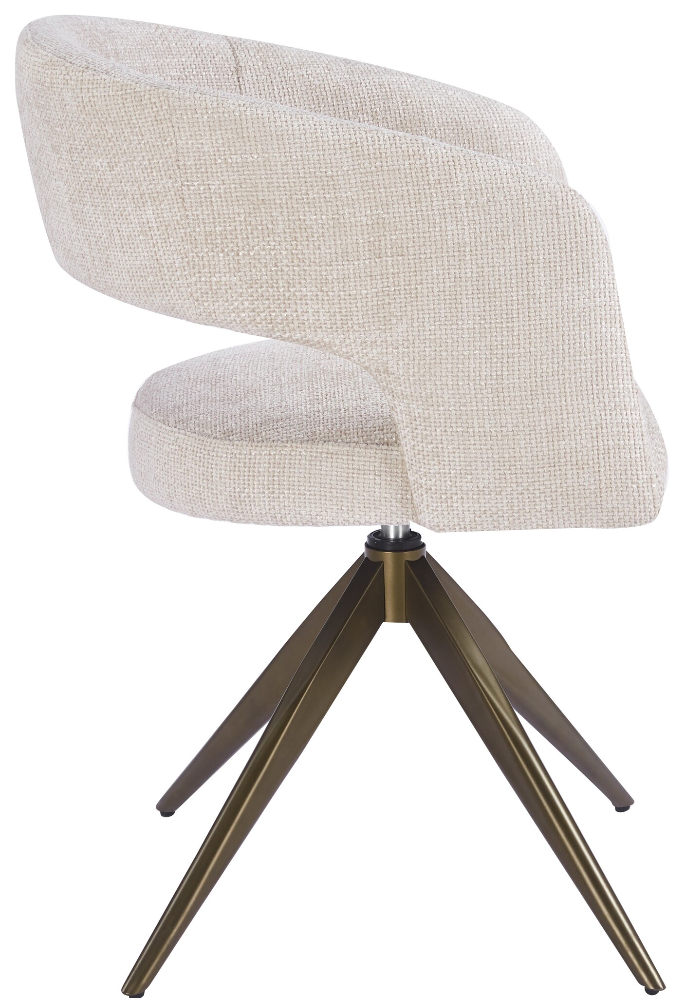 Eetkamerstoel Vigo Renegade Natural 01  - bruin - draai