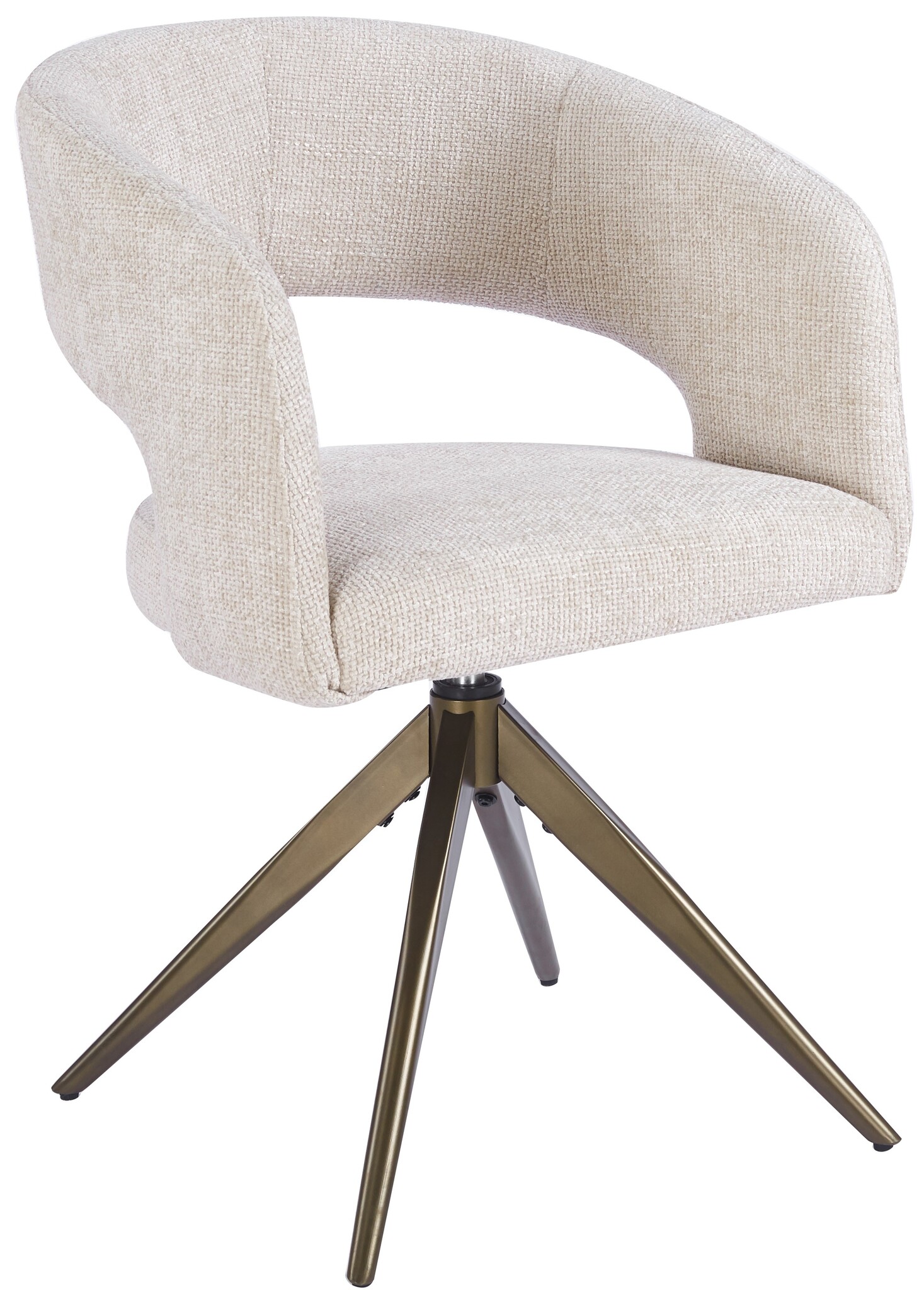 Eetkamerstoel Vigo Renegade Natural 01  - bruin - draai