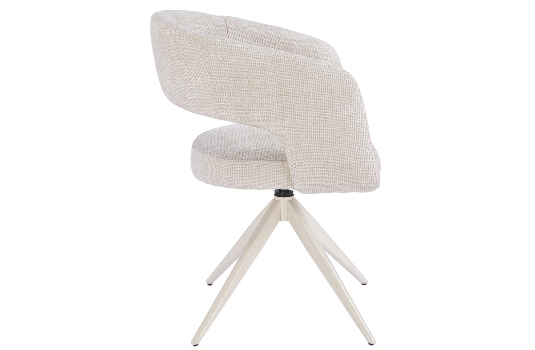 Eetkamerstoel Vigo Renegade Natural 01  - beige - draai