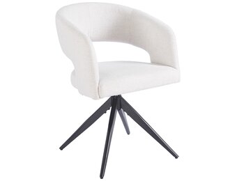 Eetkamerstoel Vigo Sneak Linnen  - zwart - draai