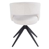 Eetkamerstoel Vigo Sneak Linnen 110 - zwart - draai