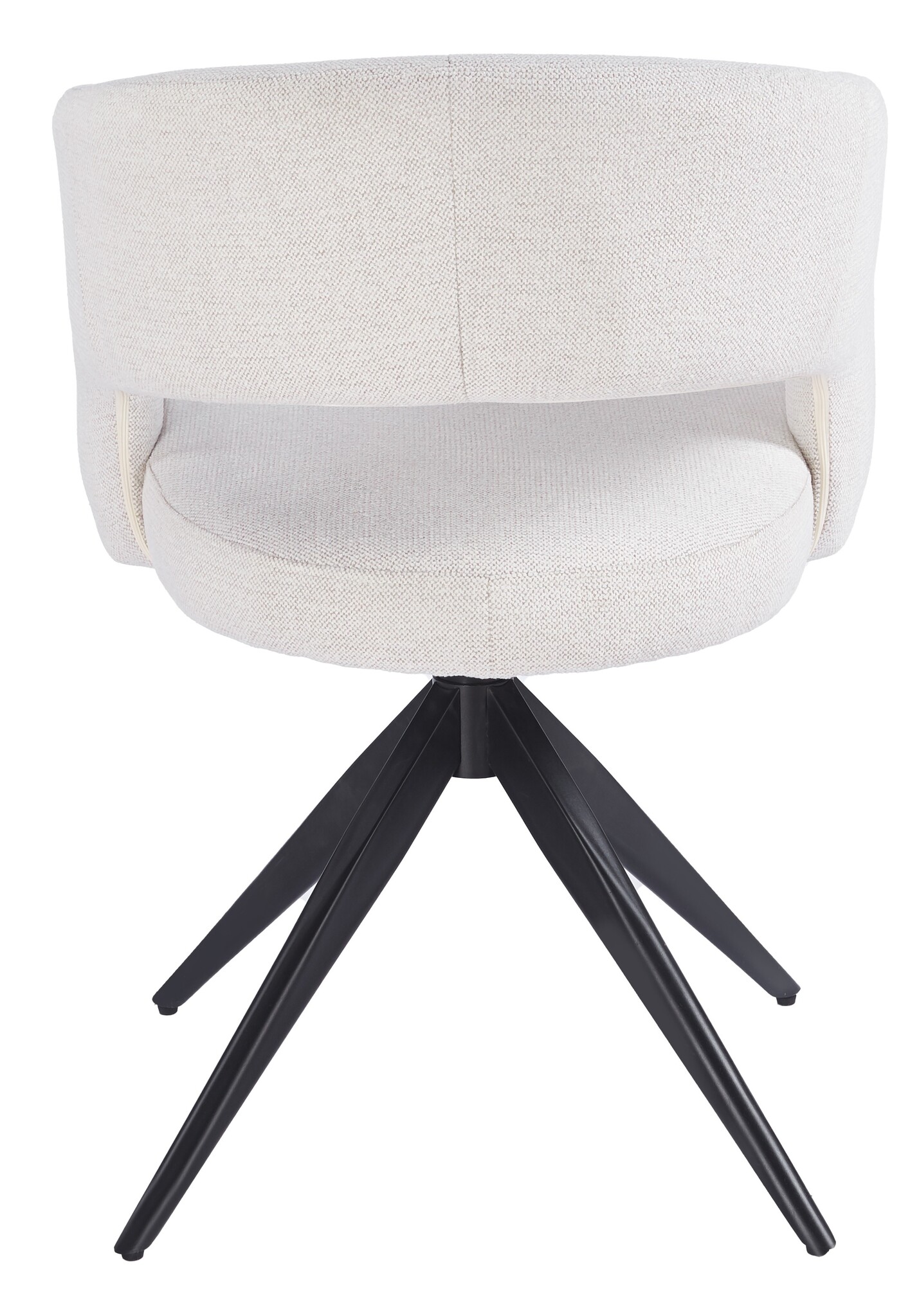 Eetkamerstoel Vigo Sneak Linnen 110 - zwart - draai