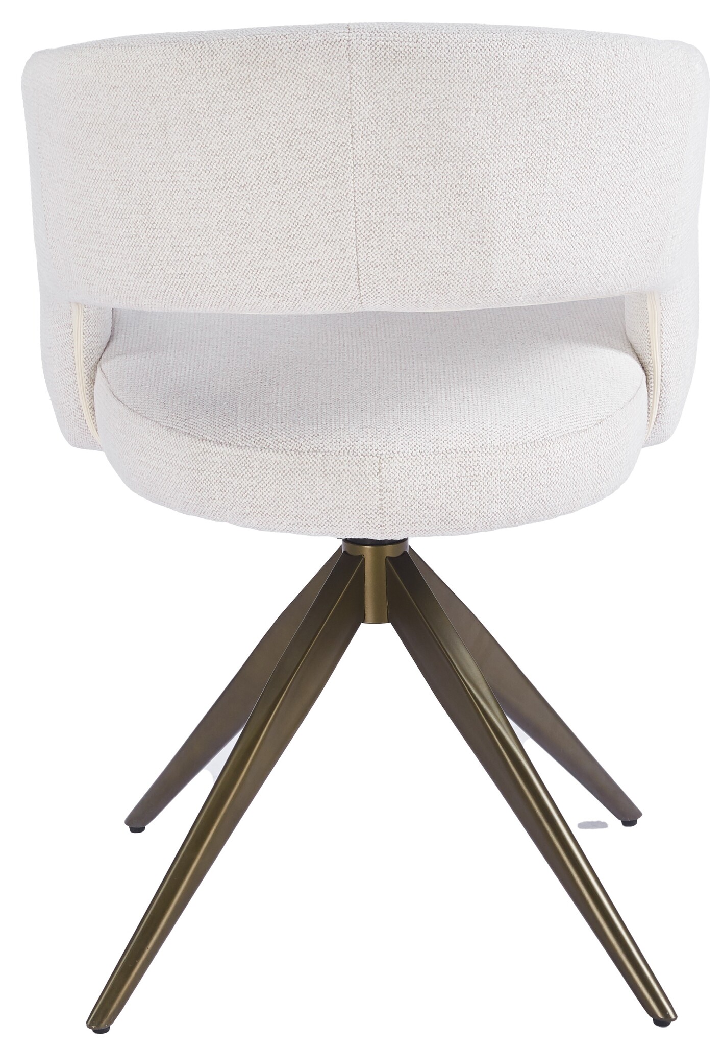 Eetkamerstoel Vigo Sneak Linnen  - bruin - draai