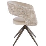 Eetkamerstoel Vigo Velvet / Be Trendy - bruin - draai