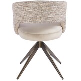 Eetkamerstoel Vigo Velvet / Be Trendy - bruin - draai