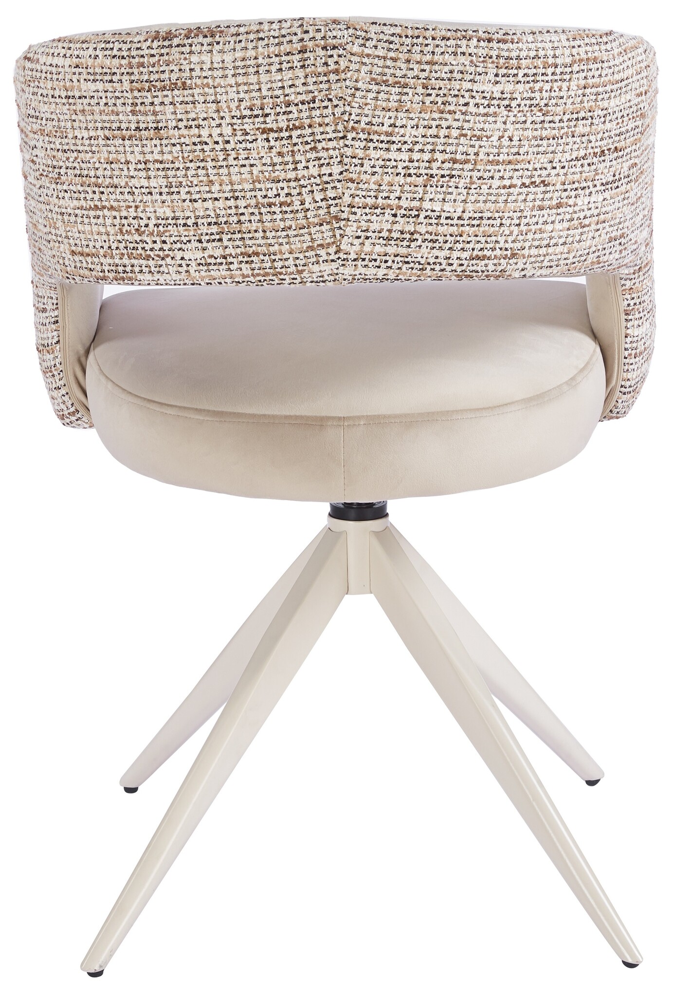 Eetkamerstoel Vigo Velvet / Be Trendy - beige - draai