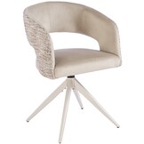 Eetkamerstoel Vigo Velvet / Be Trendy - beige - draai