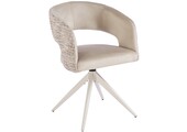Eetkamerstoel Vigo Velvet / Be Trendy - beige - draai