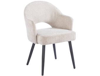 Eetkamerstoel Fuento Renegade Natural 01  - zwart - vast - Pocketvering