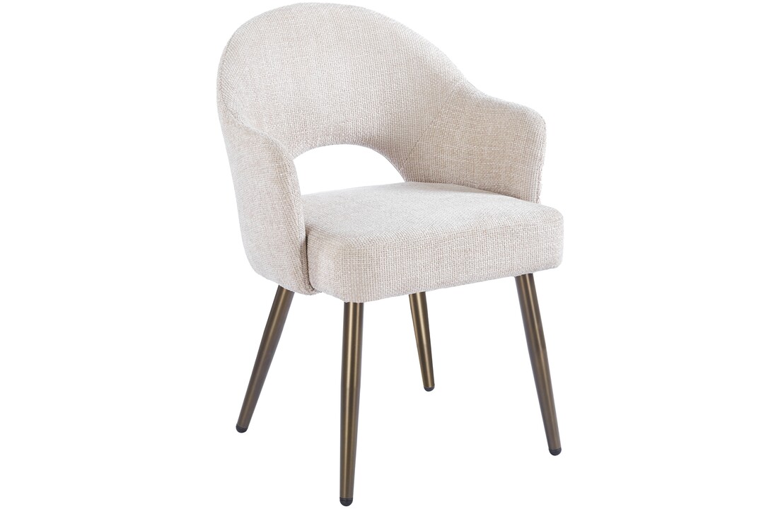 Eetkamerstoel Fuento Renegade Natural 01  - bruin - vast - Pocketvering