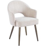 Eetkamerstoel Fuento Renegade Natural 01  - bruin - vast - Pocketvering