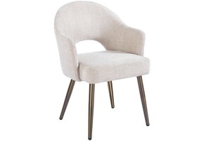 Eetkamerstoel Fuento Renegade Natural 01  - bruin - vast - Pocketvering