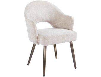 Eetkamerstoel Fuento Renegade Natural 01  - bruin - vast - Pocketvering