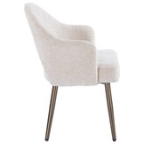 Eetkamerstoel Fuento Renegade Natural 01  - bruin - vast - Pocketvering