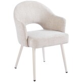 Eetkamerstoel Fuento Renegade Natural 01 - beige - vast - Pocketvering