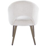 Eetkamerstoel Fuento Sneak Linnen 110 - bruin - vast - Pocketvering