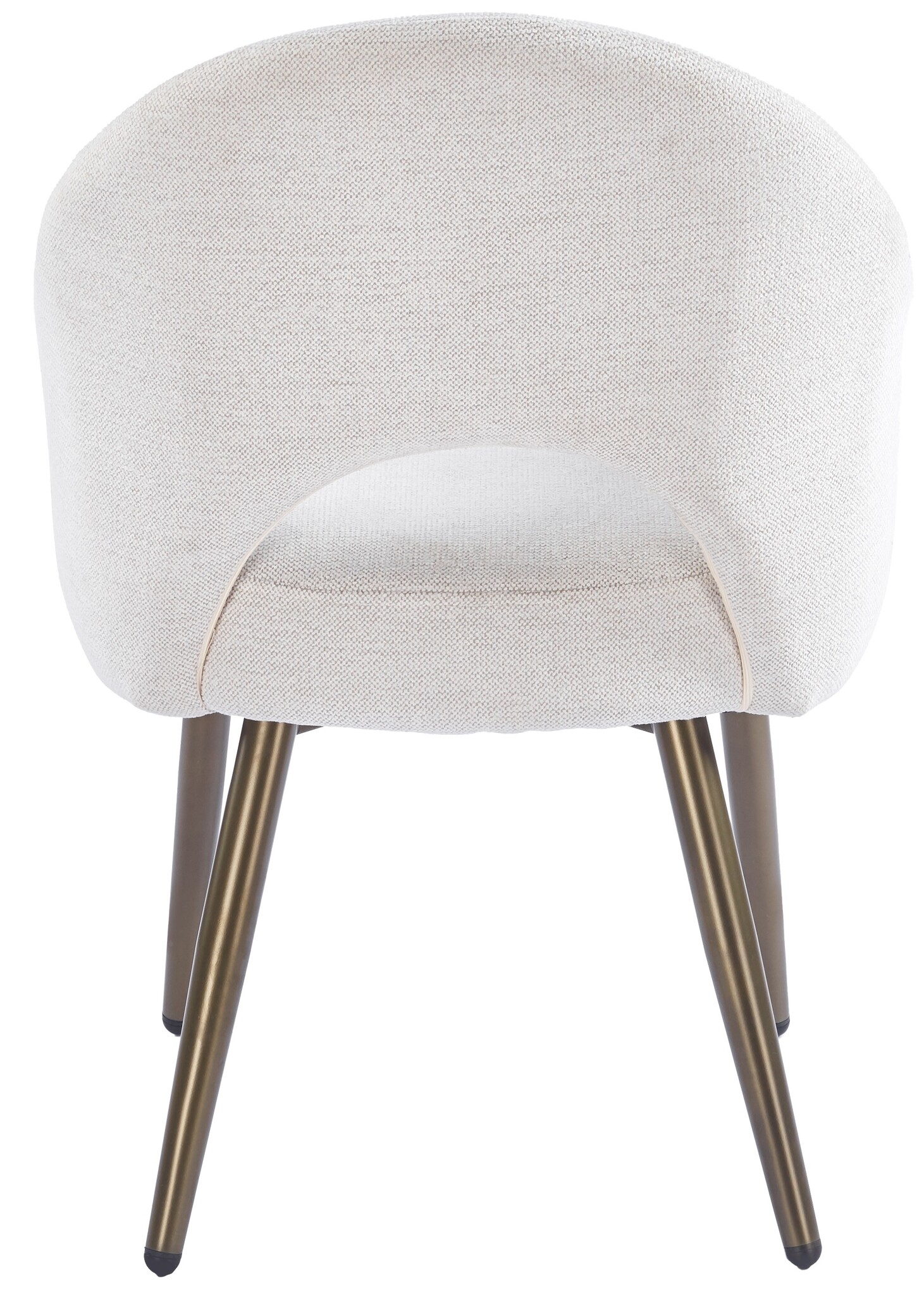 Eetkamerstoel Fuento Sneak Linnen 110 - bruin - vast - Pocketvering