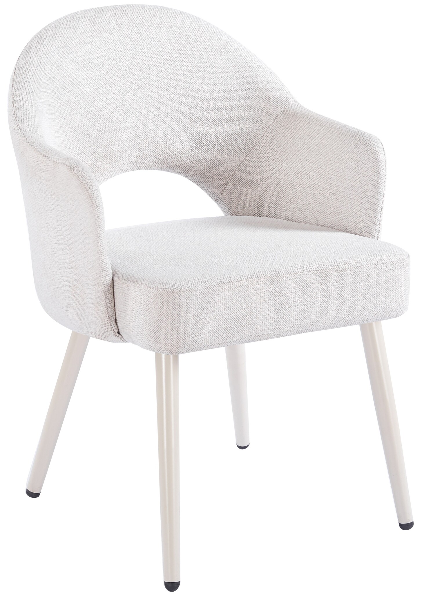 Eetkamerstoel Fuento Sneak Linnen 110 - beige - vast - Pocketvering