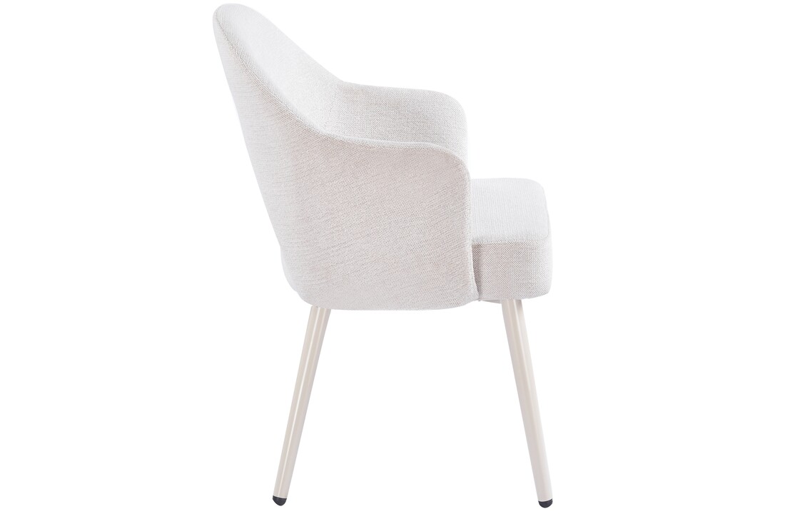 Eetkamerstoel Fuento Sneak Linnen 110 - beige - vast - Pocketvering