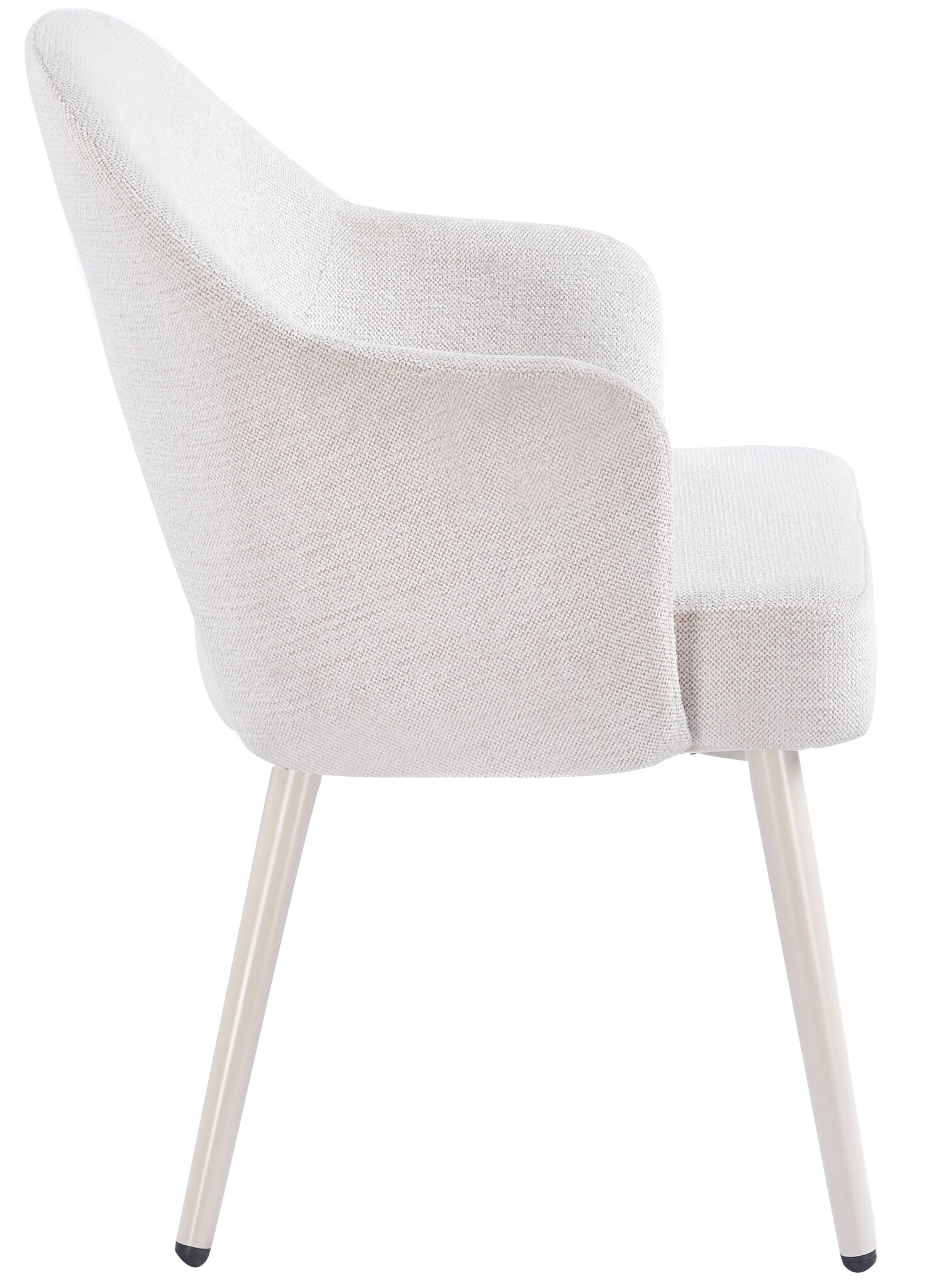 Eetkamerstoel Fuento Sneak Linnen 110 - beige - vast - Pocketvering