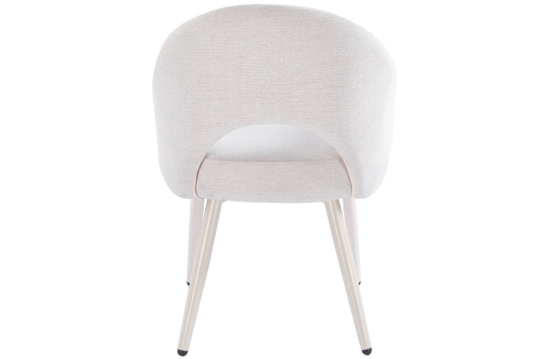 Eetkamerstoel Fuento Sneak Linnen 110 - beige - vast - Pocketvering