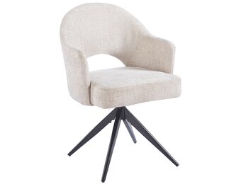 Eetkamerstoel Fuento Renegade Natural 01 - bruin - draai - Pocketvering