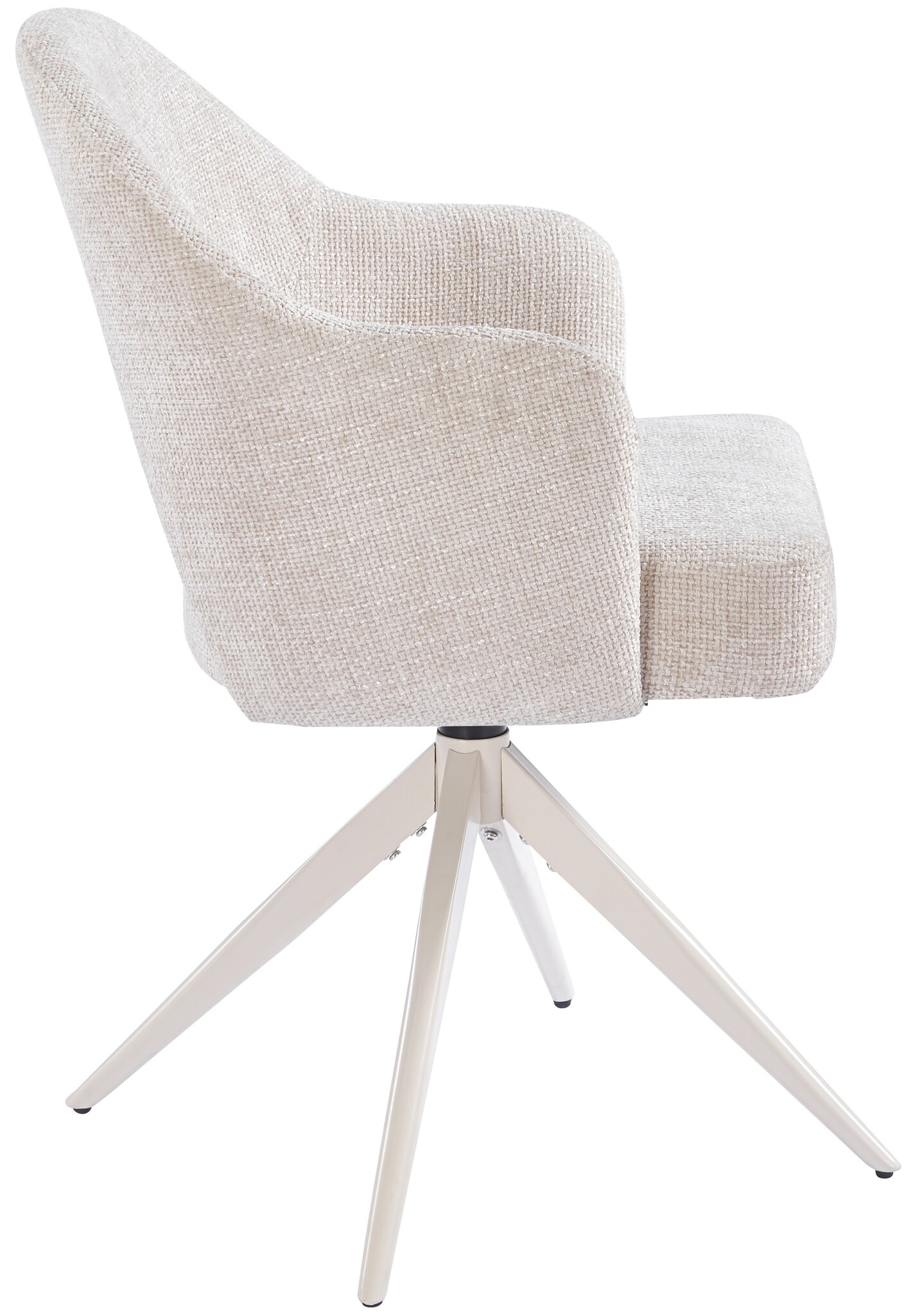 Eetkamerstoel Fuento Renegade Natural 01 - beige - draai - Pocketvering