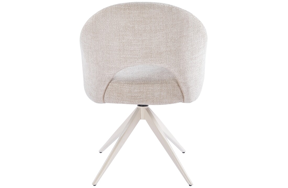 Eetkamerstoel Fuento Renegade Natural 01 - beige - draai - Pocketvering