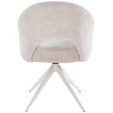 Eetkamerstoel Fuento Renegade Natural 01 - beige - draai - Pocketvering