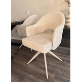 Eetkamerstoel Fuento Renegade Natural 01 - beige - draai - Pocketvering