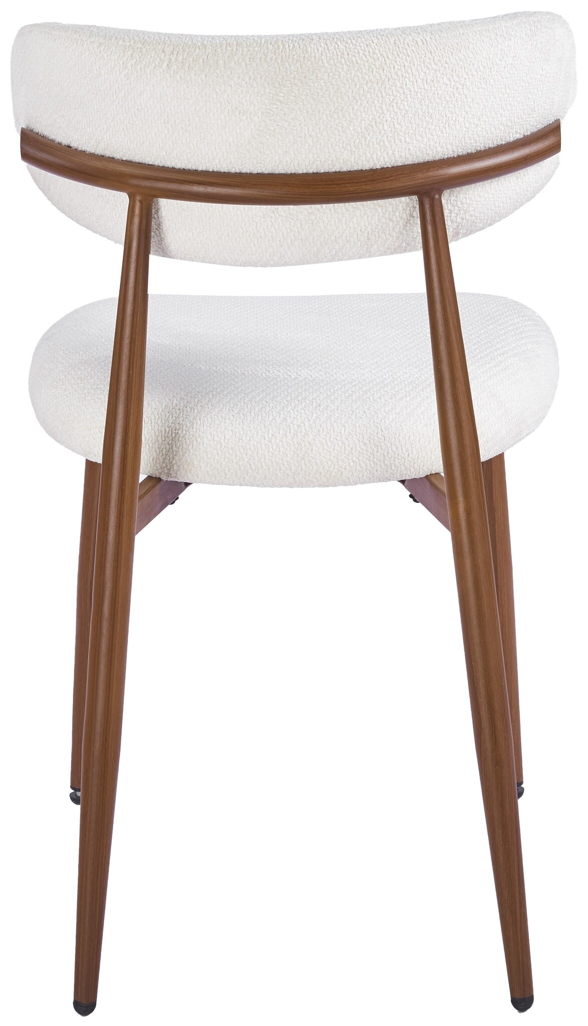 Eetkamerstoel Sofia - Licht Beige - Walnoot - Japandi