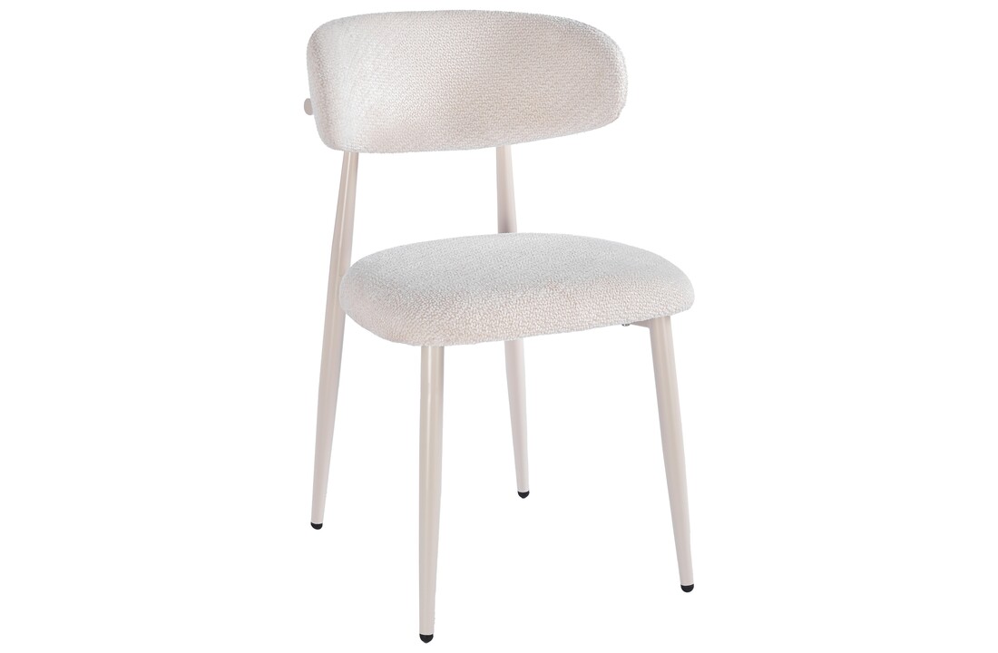 Eetkamerstoel Sofia - Warm Beige - Beige - Japandi