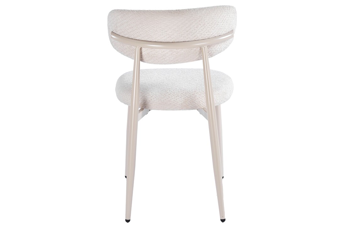 Eetkamerstoel Sofia - Warm Beige - Beige - Japandi